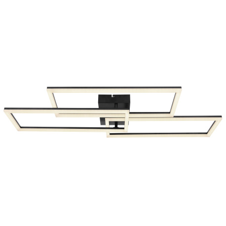 Stropné svietidlo, kov čierny, plast biely, pamäťová funkcia, stmievateľné, diaľ.ovládanie, fixácia 3