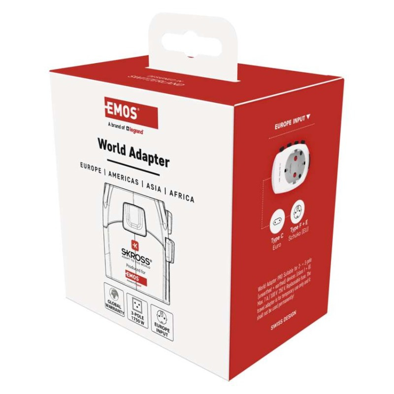 Cestovný univerzálny adaptér do zahraničia (Ame.,Ázia,Afr.) 6