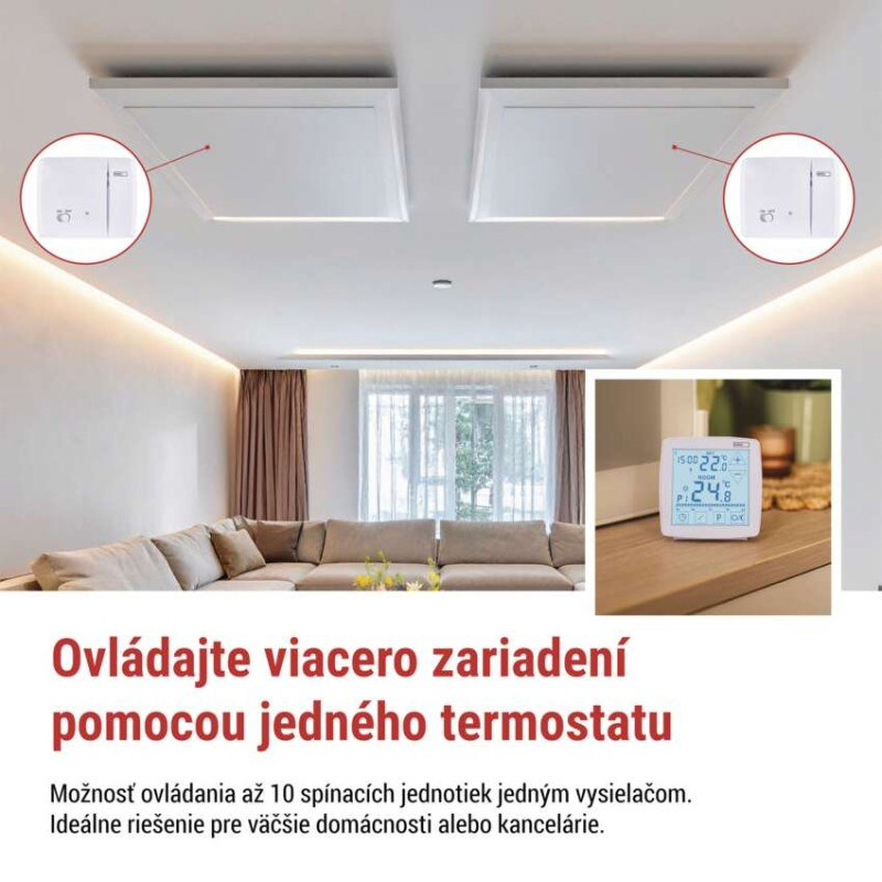 Izbový programovateľný bezdrôtový OpenTherm termostat P56A11 5