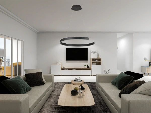 LED závesná lampa + diaľkový ovládač 70W - J4326/B 8