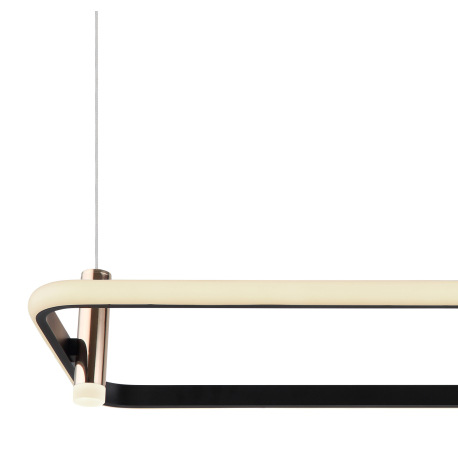 Závesné svietidlo, kov, hliník čierny,kov zlatý,akryl opál,pamäťová funkcia,nočné svetlo,stmievateľn 4