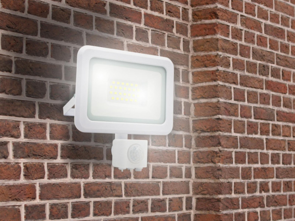 Vonkajší biely LED reflektor 20W / 4000K - LF0122S 12