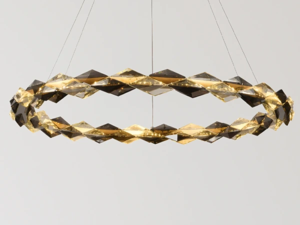 LED závesné svietidlo na lanku + diaľkový ovládač 55W - J6328/CH 6