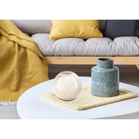 Nabíjateľná stolová lampa, číry akryl, plast nikel matný, čierny PVC kábel, dotykové zapínanie/vypín 1