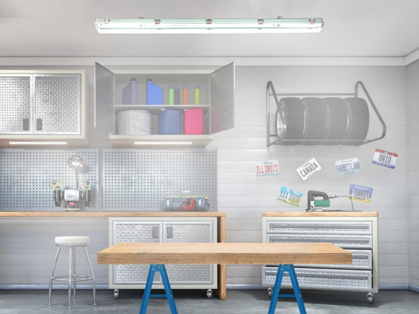 Prachotesné žiarivkové svietidlo na 2 x T8 ( 120cm LED trubica ) - TL401 6