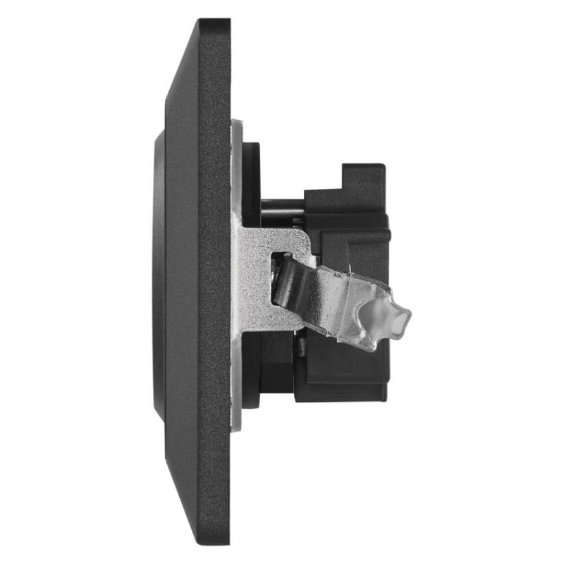 Zásuvka jednonásobná, antracit 1