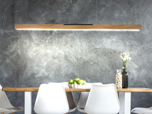 Drevený luster na lanku z masívneho dreva LED 22W / 1200 - WRL0221 8