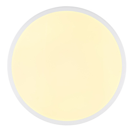 Stropné svietidlo, plast biely, ø: 350 mm, V: 55 mm, vrátane LED 18W 230V, zdroj 2050lm, výstup 950l 3