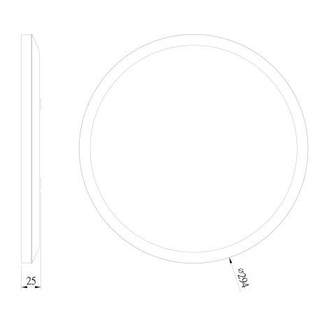 Stropné svietidlo, plast čierny, plast satinovaný, plast biely, podsvietenie, 3 úrovne osvetlenia po 11