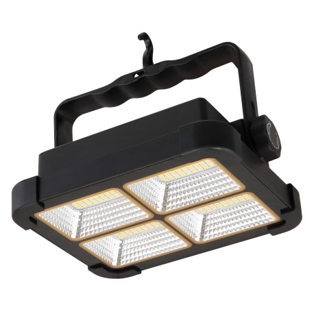 Solárne svietidlo, plast čierny, sklo, vypínač, stmievateľné, USB kábel, na zavesenie, státie alebo 10