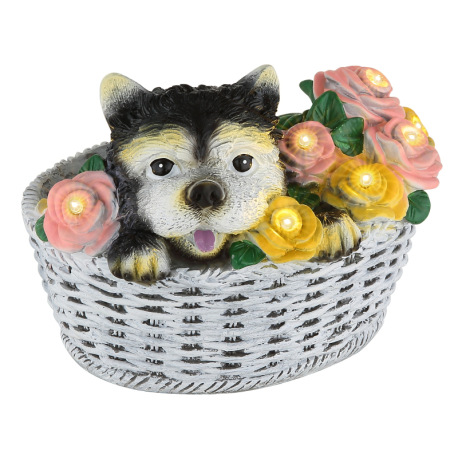 Solárne svietidlo, plast farebný matný, vypínač, batéria súčasťou balenia AA 300mAh 1,2V, IP44, DxŠx