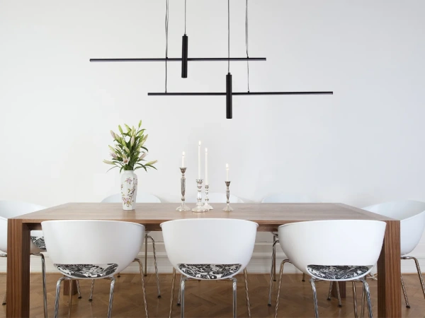 LED závesná lampa na lanku + diaľkový ovládač 70W - J7305/B 5