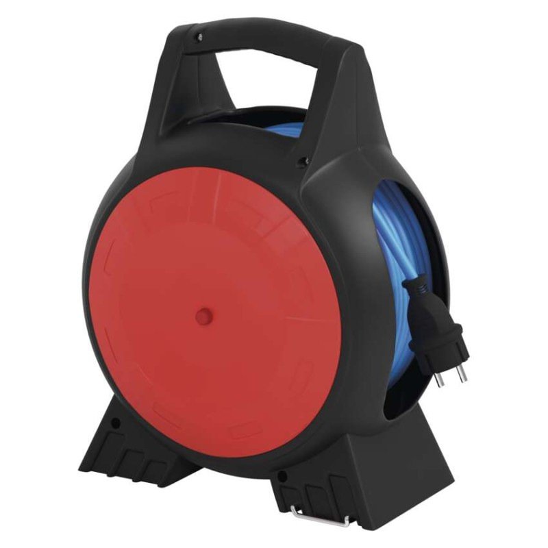 Špeciálny predlžovací kábel na bubne 20 m / 3 zásuvky / PVC / 230 V / 1,5 mm2 12