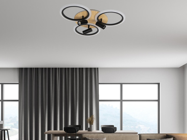 LED stropné svietidlo s diaľkovým ovládačom 70W - TB1311/BW 10