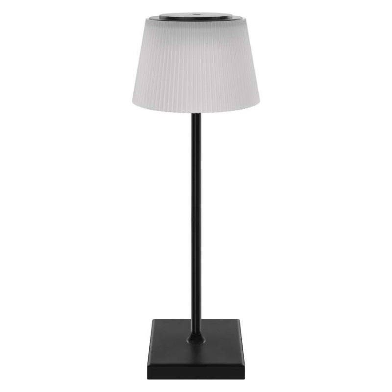 LED stolná lampa KATIE, dobíjacia, čierna 7