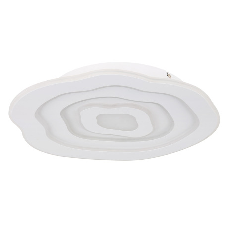 Stropné svietidlo kovové biele matné, akryl biely, DxŠxV: 480x430x60mm, LED 24W 230V, 3000lm zdroj, 7