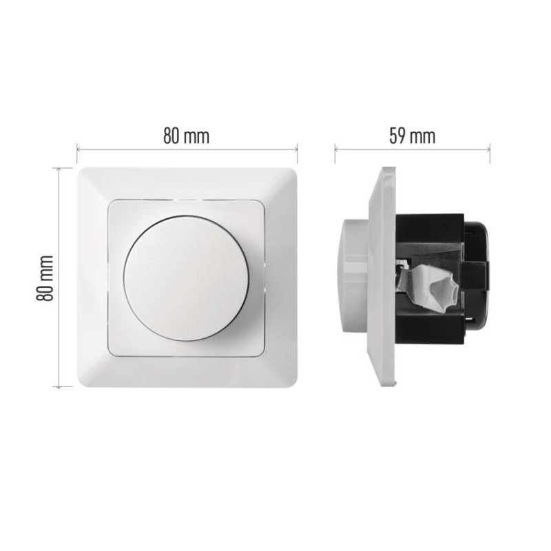 Triakový stmievač č. 6 pre regulovateľné LED žiarovky 8