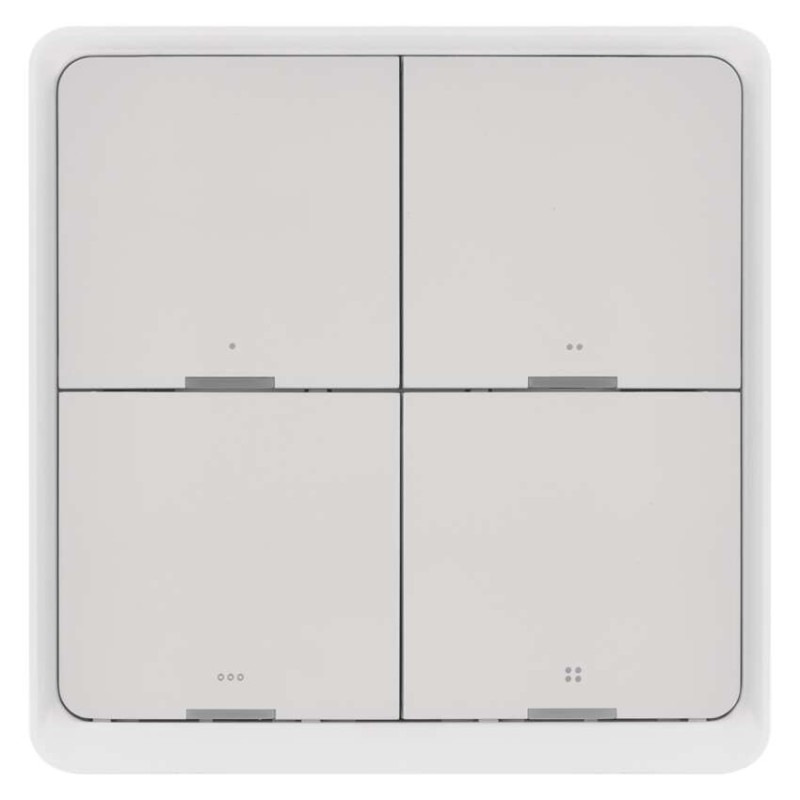 GoSmart Prenosný ovladač scén IP-2004ZW, ZigBee 3.0, 4-tlačidlový 1