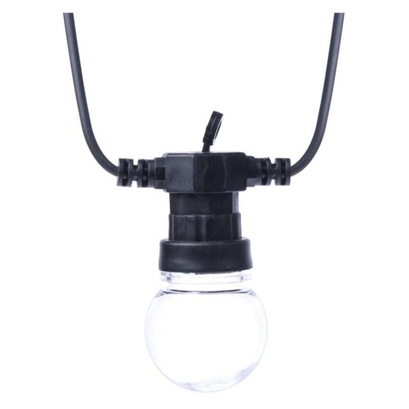 LED svetelná reťaz – 10x párty žiarovky, 5 m, vonkajšia aj vnútorná, multicolor 8