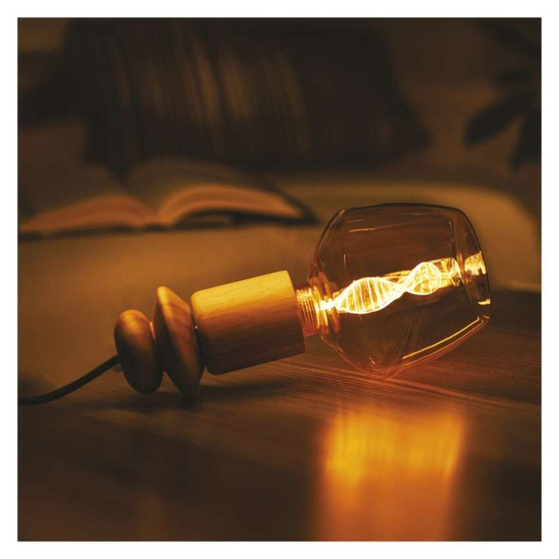 LED žiarovka DECO S123 / E27 / 3,5 W (14 W) / 130 lm / flame 11