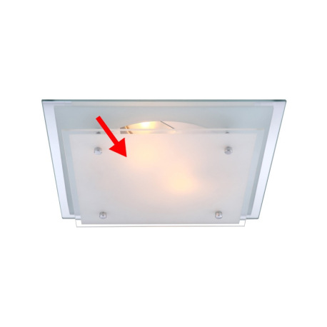 Náhradné sklo pre 48168-2, 28x28cm