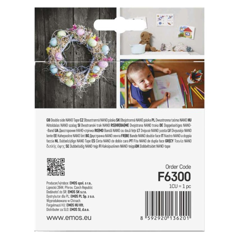  Dvojstranná NANO páska 30 mm / 3 m, priehľadná 5
