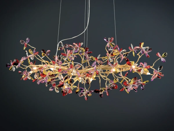 Luxusný závesný krištáľový luster 13 x G9 - CA032/1200L 3