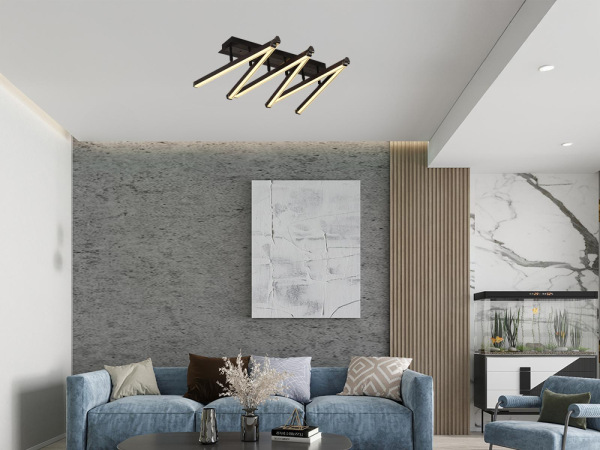 LED stropné svietidlo s diaľkovým ovládačom 75W - J3371/BCH 11