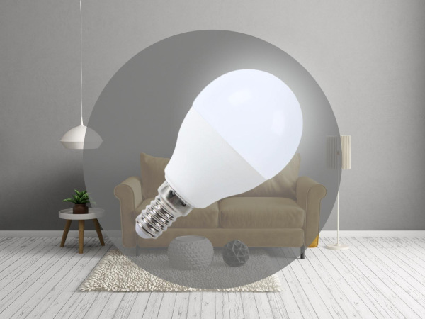 LED žiarovka 8W - G45 / E14 / SMD / 6500K - ZLS804 5