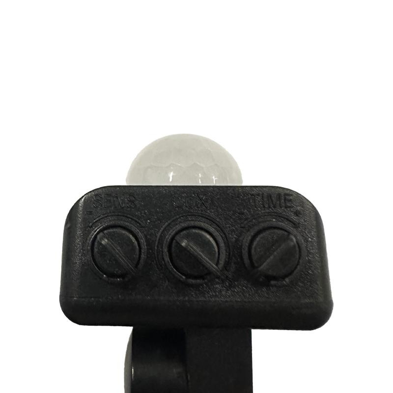 Vonkajší čierny LED reflektor so senzorom 50W / 4000K - LF7024S 4