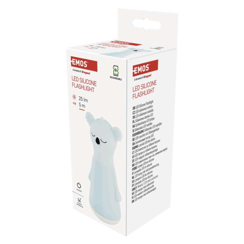 Nabíjacie svietidlo LED s nočným osvetlením P3216, 25 lm, 1200 mAh 9