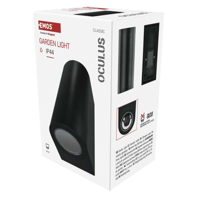 Záhradné nástenné svietidlo OCULUS, 8,8 x 6,7 x 15,3 cm, 2 x GU10, 35 W 6