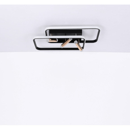 Závesné svietidlo, kov, hliník čierny,kov zlatý,akryl opál,pamäťová funkcia,nočné svetlo,stmievateľn 11