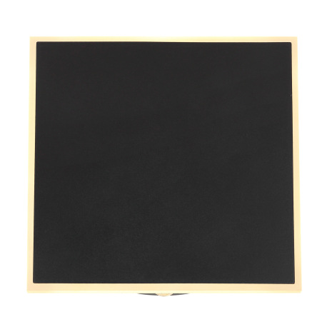 Nástenné svietidlo kov čierny matný, akryl biely, plast číry, ŠxV: 200x200mm, H: 50mm, LED 12W 230V, 3