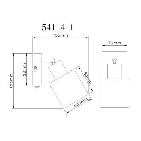 Nástenné svietidlo, kov, piesková matná, kov chrómovaný, sklo biele, kolískový vypínač na výrobku, Š 15