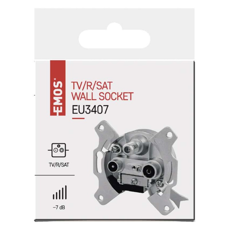 Účastnícka zásuvka EU3407 priebežná 1