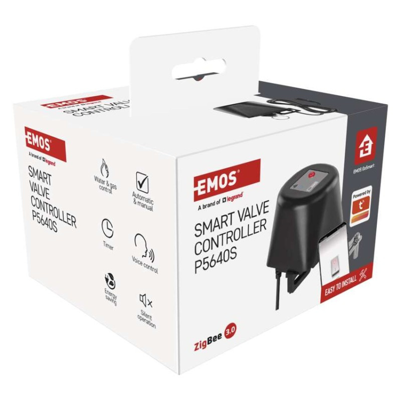 GoSmart Motorizovaný zatvárač ventila voda/plyn P5640S ZigBee 14