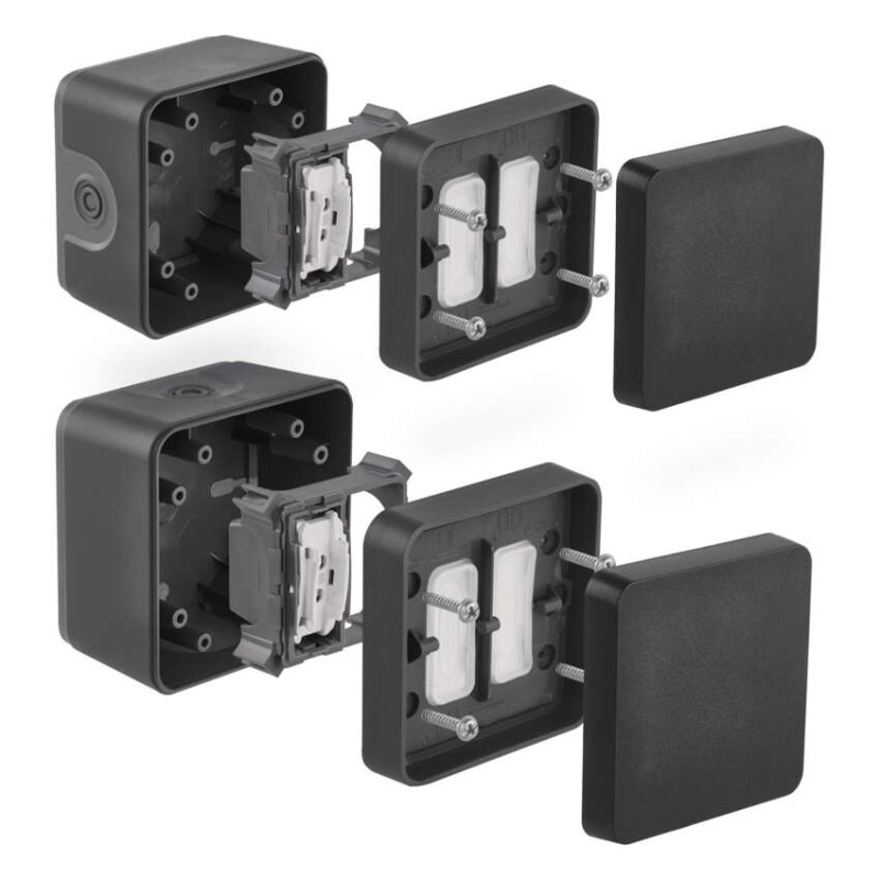 EMOS Cyklone prepínač nástenný Č.1,6 IP55 9