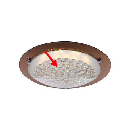 Náhradné sklo pre 48264, s krištáľmi