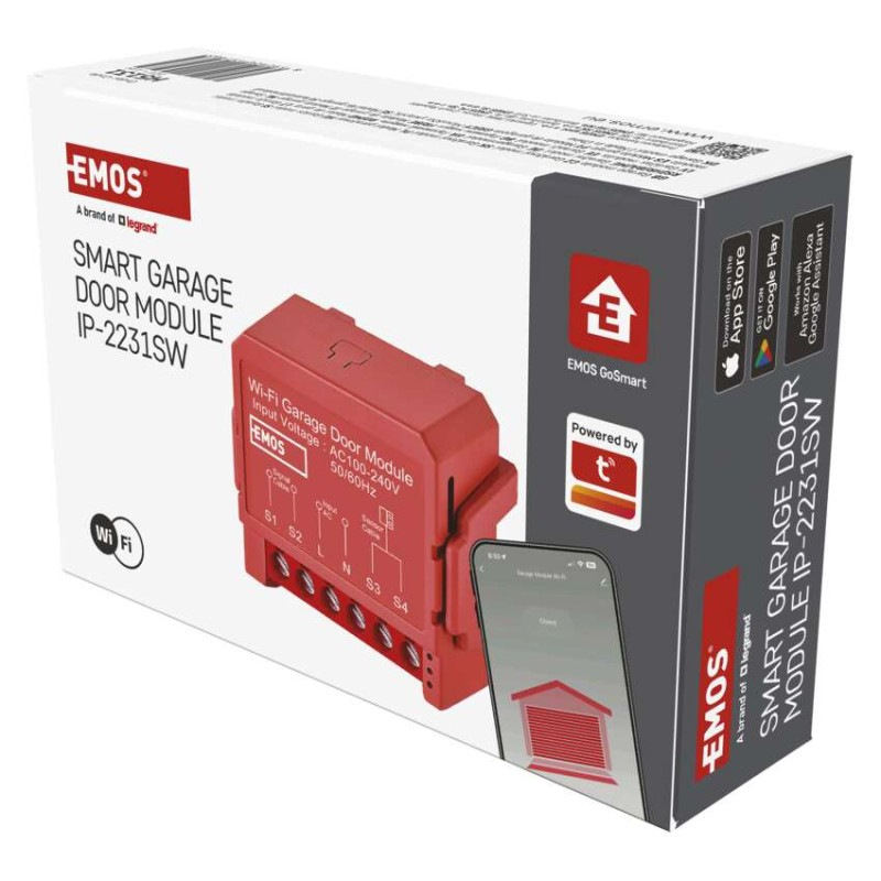 GoSmart modul ovládania garážových dverí IP-2231SW, WiFi 8