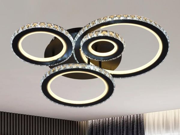 LED stropný luster + diaľkový ovládač 120W - J3338/B 9