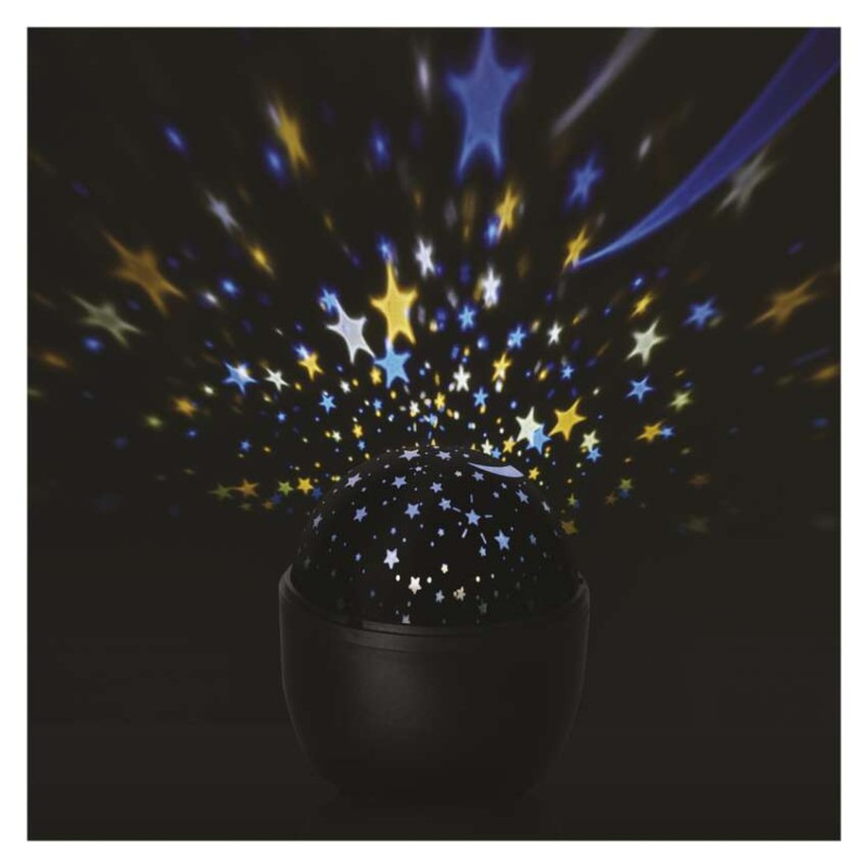 LED dekoratívny projektor – hviezdy, 3× AA, vnút. 4