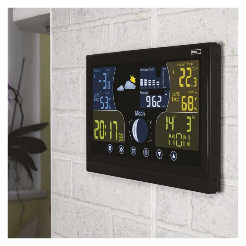 Domáca bezdrôtová meteostanica E6018 7