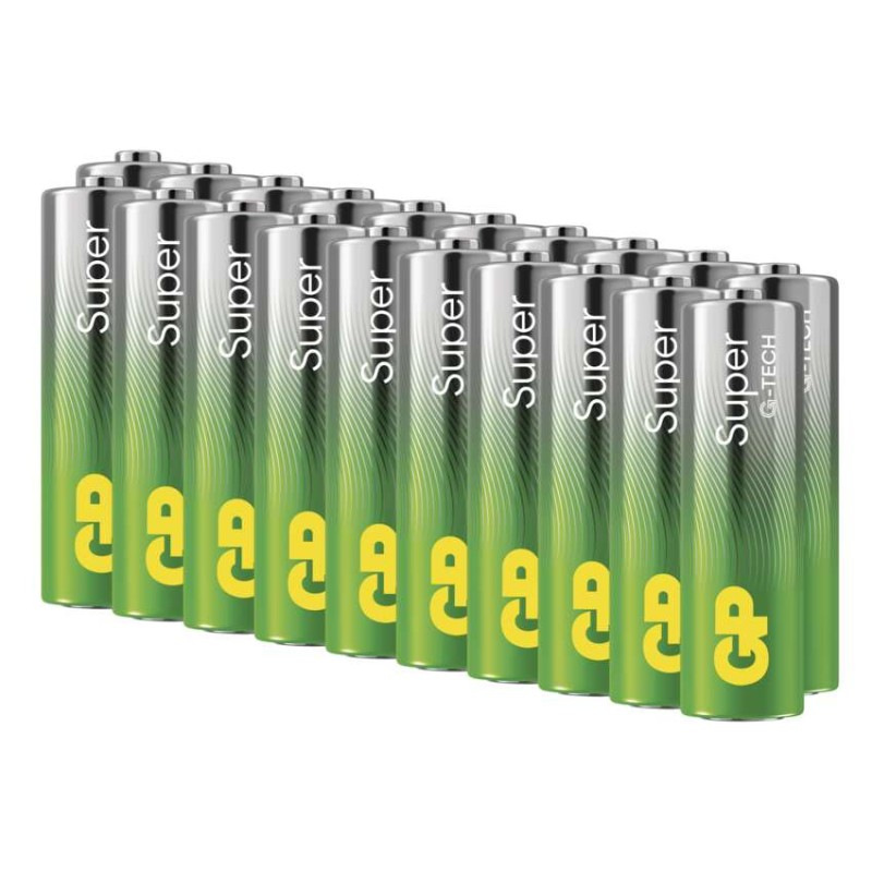 Alkalická batéria GP Super LR6 (AA), 20 ks 6