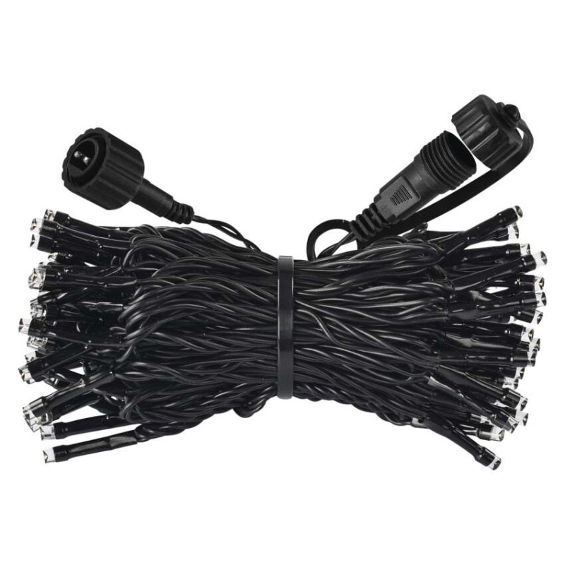 Standard LED spojovacia vianočná reťaz, 10 m, vonkajšia, teplá/studená biela 10