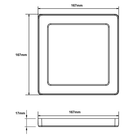 Stropné svietidlo, plast biely, plast biely, zmena farby svetla prepínačom, fixácia farby, DxŠxV:165 11