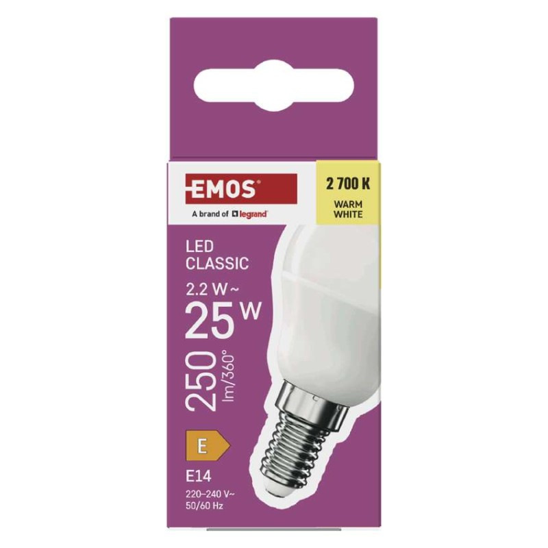 LED žiarovka CLS Mini Globe / E14 / 2,2 W (25 W) / 250 lm / teplá biela 6