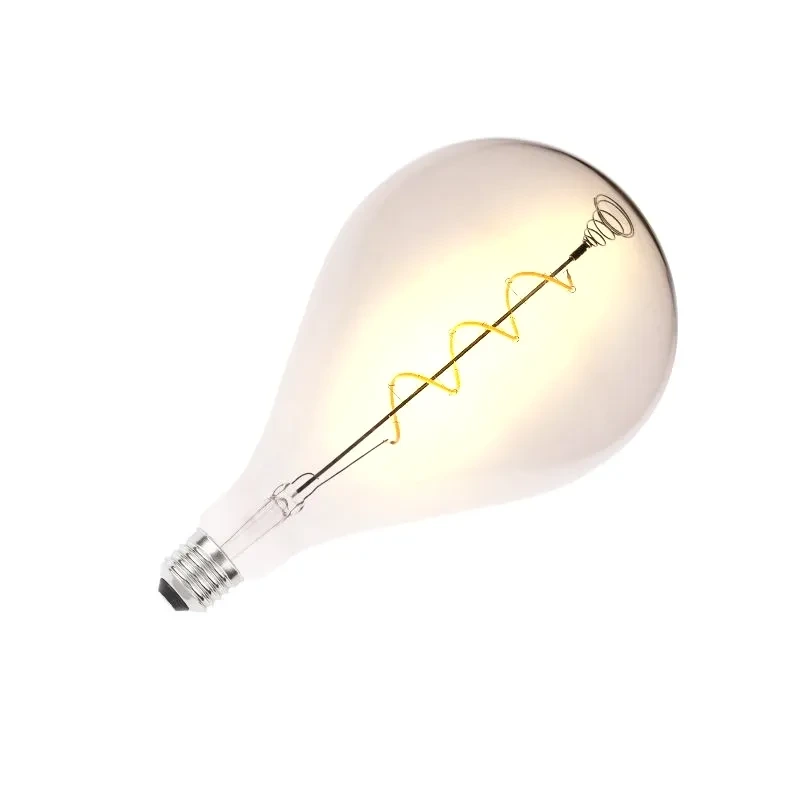LED dekoratívna žiarovka / filament SPIRAL 4W SMOKE - A165 / E27 / 2000K - ZSF114 2