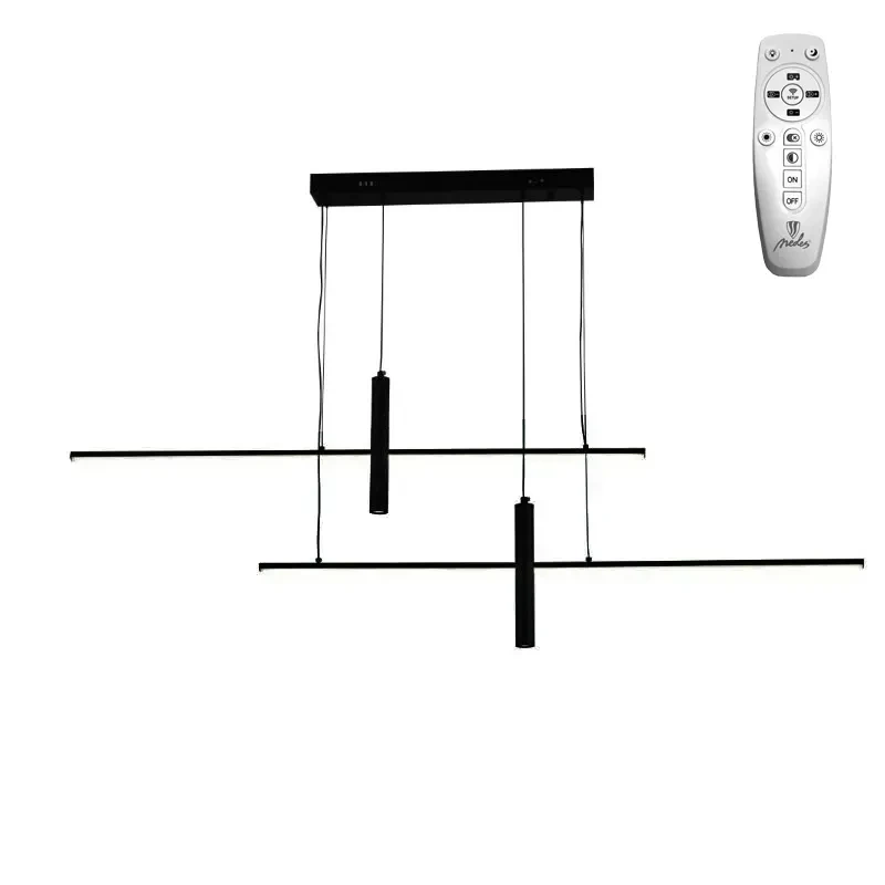 LED závesná lampa na lanku + diaľkový ovládač 70W - J7305/B 2