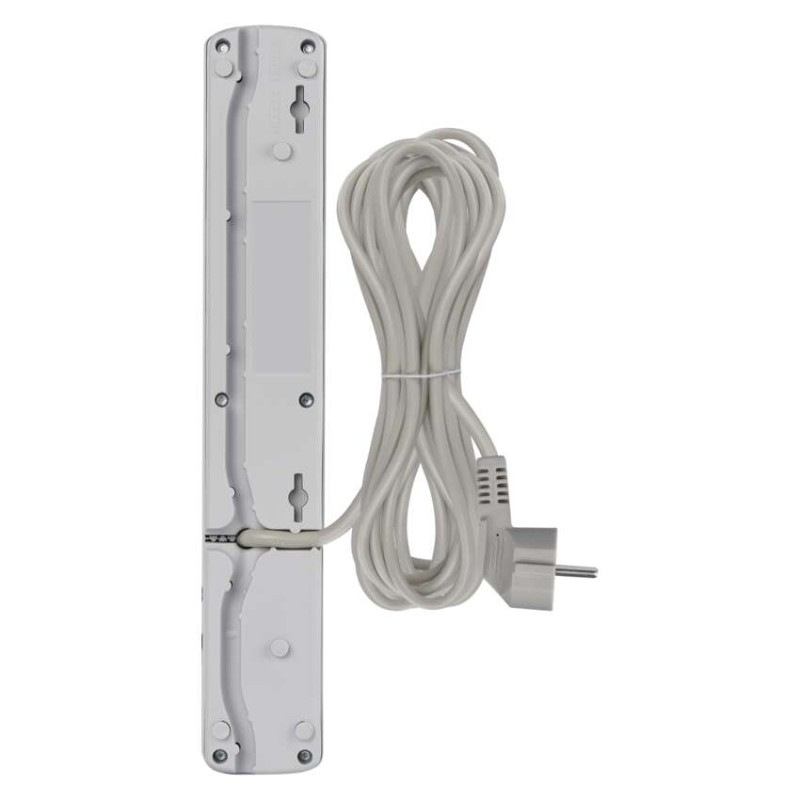 Prepäťová ochrana – 5 zásuviek, 5m, sivá 2